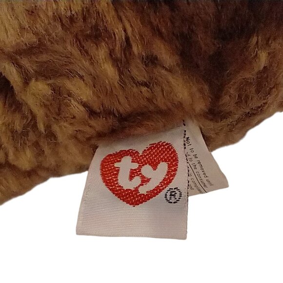 TY Classics Plush Collection CHIPS The Dog Brown Puppy 1996 10" - Picture 10 of 10
